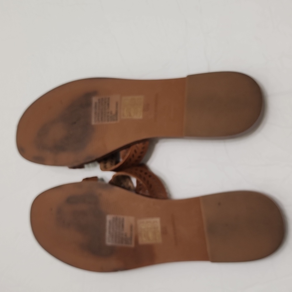 Madewell The Cora Slide Sandal in English Saddle - Picture 10 of 10